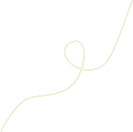 Une fine ligne claire sur fond noir se courbe vers le haut, formant une boucle près du centre - une forme élégante qui évoque l'association de l'unité - avant de continuer en diagonale jusqu'à l'angle supérieur droit.